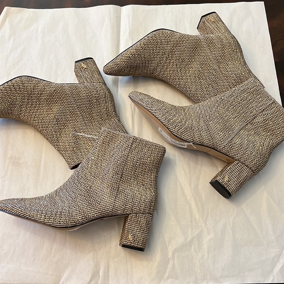 Kurt Geiger London Burlington Rhinestone Embellished Ankle Booties - Picture 8 of 17